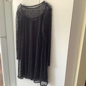 Beautiful lacy black dress by Pudding Shop